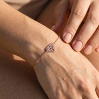 Thumbnail for Bracciale catenina — primo piano dei dettagli, oro rosa | SKU: 11662607-rose-gold