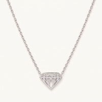 Thumbnail for Waterproof necklace — product photo on a white background, silver | SKU: 12791388-white-gold