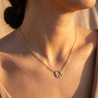 Thumbnail for Collana mondo — primo piano dei dettagli, oro | SKU: 22173453-gold