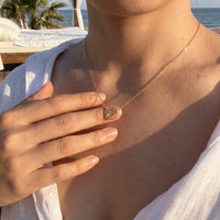 Thumbnail for Collana mondo — foto indossata, misura reale, oro | SKU: 22173453-gold