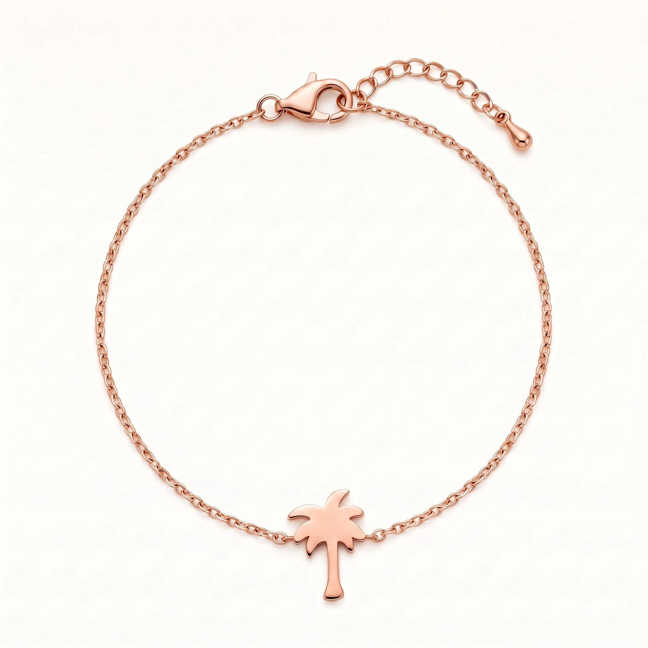 Bracciale acciaio donna — foto prodotto su sfondo bianco, oro rosa | SKU: 7819407-rose-gold-color