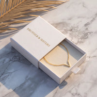Thumbnail for Gioielli in acciaio — nella scatola regalo, oro | SKU: 9443177-gold