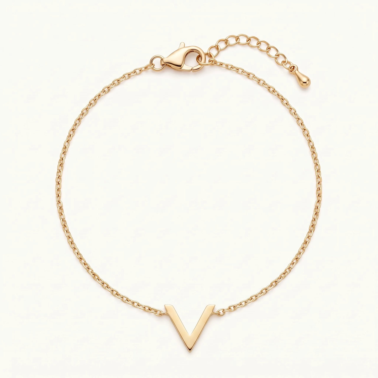 Bracciale catenina — foto prodotto su sfondo bianco, oro | SKU: 9443177-gold