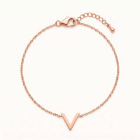 Thumbnail for Bracciale v — foto prodotto su sfondo bianco, oro rosa | SKU: 9443177-rose-gold