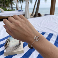 Thumbnail for Gioielli in acciaio — foto indossata, misura reale, argento | SKU: 17429078-white-gold