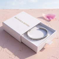 Thumbnail for Love Yourself More And Better, silver bracelet — gift box | SKU: lymab-rg