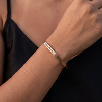 Thumbnail for Armband mit spruch — Nahaufnahme der Details, Roségold | SKU: lbat-rg