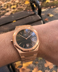 Thumbnail for Royal men's watch, close-up on the wrist – Brother & Sisters (SKU 01122019-royal)