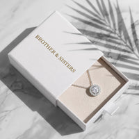 Thumbnail for Silver necklace with the Brother & Sisters gift box | SKU: 33136351