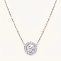 Thumbnail for Silver Circle Necklace, silver necklace | SKU: 33136351