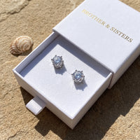 Thumbnail for Punti luce orecchini — nella scatola regalo, argento | SKU: 5056659
