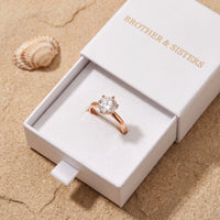 Thumbnail for Bague or rose — dans l'écrin cadeau, or rose | SKU: 33759698-4.5-rose-gold