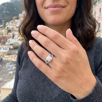 Thumbnail for Silver ring worn on a summer trip | SKU: 497080-4.5-silver