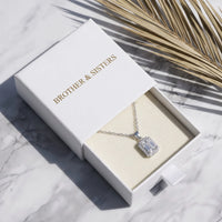 Thumbnail for Silver necklace with the Brother & Sisters gift box | SKU: 22559056