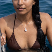 Thumbnail for Silver necklace worn in the water, waterproof stainless steel | SKU: 505762