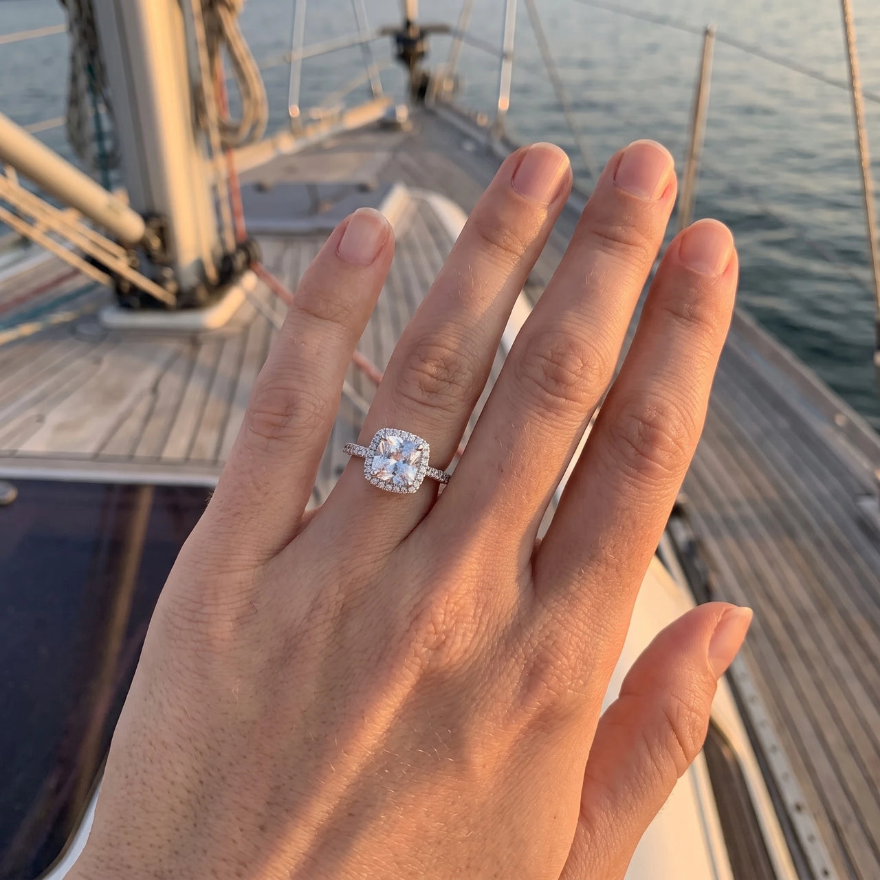 Silver Timeless Ring worn, showing its real size | SKU: 497131-4.5-silver