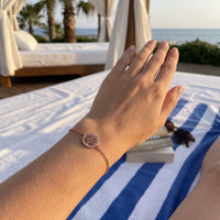 Thumbnail for Albero della vita gioiello — foto indossata, misura reale, oro rosa | SKU: 18963309-rose-gold